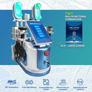 Professionelle 360-Kryo-Kryolipolyse-Maschine 40K Kavitation Fettgefrieren RF-Körperschlankheitsmaschine für Doppelkinn