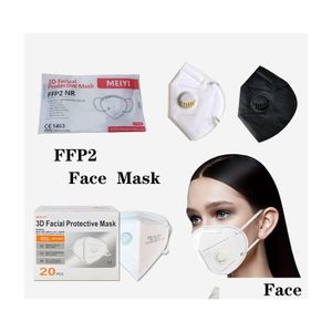 Outra máscara de jardim doméstico FFP2 com respiração VAE EU CE CE CEFRAÇÃO MASKE 5 Layer Protection Maschera Drop entrega