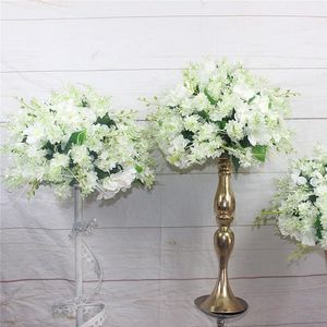 Fiori decorativi 30 cm Centrotavola per occasioni di matrimonio Centrotavola Disposizione di palline di fiori Foilage Ghirlande di decorazioni per fondali artificiali