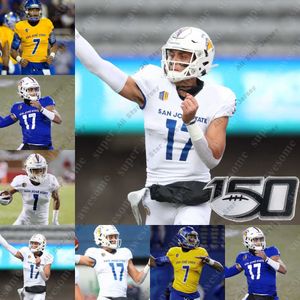 Camisetas de fútbol NCAA San Jose State Camiseta de fútbol Isaako Togia Tysyn Parker Rico Tolefree Dion Leonard Rahyme Johnson Marcus Wilson Charlie Bostic Johnny