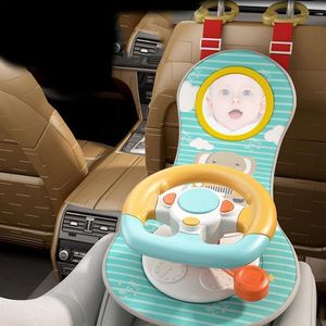 Simulazione di sedili per auto per auto per bambini Simulazione del seggiolino per bambini Vuota musicale con attività leggera Travel Toddler S per Girl Boy Regali 230111 230111