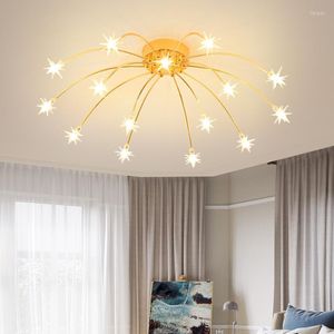 Ljuskronor modern enkel ljuskrona belysning för levande sovrum matsal hängslampa hem inomhus dekoration lampor