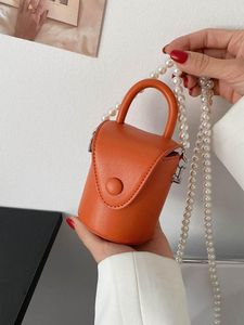 Torby wieczorowe Mini Peal damskie ramię crossbody 2023 PU skórzana szminka dla kobiet solidne torebki rąk