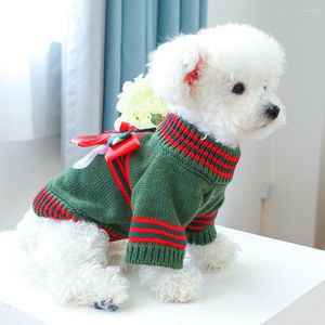 Dog Apparel Acrylic Cat Sweater Warm Soft Knitted Christmas Cats Comfortable Costume Apparels Autumn Winter Pet Products