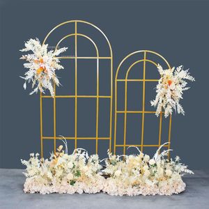 Party Decoration Villa Birthday Engagement Backdrops Chinese Wedding Background Wall Decorations Wrought Iron Anniversary Arch Screen Shelf