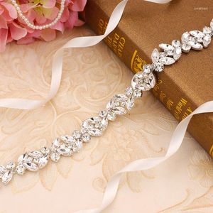 Bälten Fashion Crystal Women Luxury Shinny Silver Diamond Belt Bridal Wedding Clown for Thin Bride Sashes