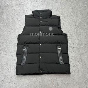 mens vest high-quality stand-up collar Black logo fashion luxury designer men's down jacket