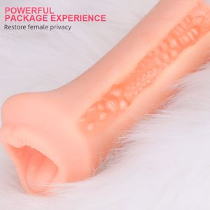 Tanques de bricolaje Vagina Mouth Masturbation Cup Male Artificial 3d Realistic Sex Toys Masturbators Vibradores Producto sexual íntimo