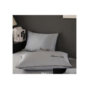 Pillow Case Two Side 100 Mberry Silk Pillowcases Envelope Pure Pillowcase For Healthy Sleep Mticolor 48X74Cm Drop Delivery Home Gard Dhlbo