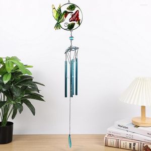 Decorative Figurines Great Garden Wind Chime Collectible Pendant Glass Paintings Hanging Tube Decorate