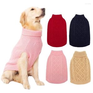 Hundkläder tröjor Vinter varma kläder för små medelstora hundar Solid Cotton Cat -jacka Labrador Chihuahua Yorkie Pet -föremål Tröja