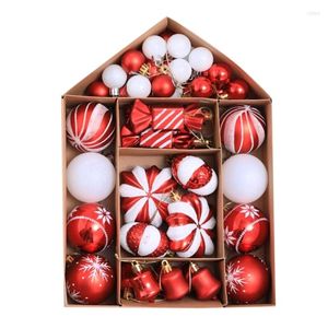 Christmas Decorations European Style Ball Ornament 70pcs/box Tree Decor Hanging Party