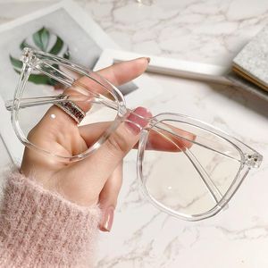 サングラスファッショントレンド近視メガネ透明フレーム女性ブルーライトブロック眼鏡光学眼鏡眼鏡度数 0 に -6.0