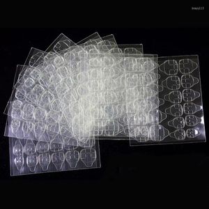 Nail Gel 2023 Topp 240st Clear Double Side Adhesive Lim Sticker Sticky Tape Transparent för Fake False Nails Art Tool