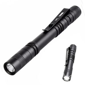 Mini LED LASHLIGHT High Power Pen Pen Pen Pinteble Portable Outdoor Camping Hunting Mini Penlight Podręczne latarki