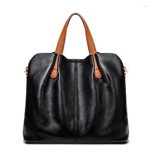 Evening Bags Women's Handbags Fashion Luxury Tote First Layer Cowhide Bag 2023 Female Bolsos For Women Leather Handbag Casual Bolsa