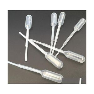 Bottiglie di stoccaggio Barattoli 1800 Pezzi 0,2 ml Pipette di trasferimento graduate usa e getta in plastica Set di contagocce Pipetta per pipe Scuola Experime Dhzdf