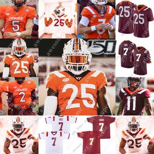 Maglie da calcio Maglie da calcio Virginia Tech Hokies Maglia da calcio 6 Grant Wells Braxton Burmeister Jalen Holston Raheem Blackshear Tayvion Robinson Tre