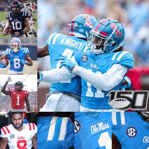 Fotbollströjor Ole Miss Rebels Football Jersey Finley Tysheem Johnson Chance Campbell Sam Williams Quentin Bivens Lakia Henry Jaylon Jones Mark Robinson