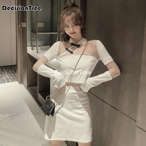 Ethnische Kleidung Chinesisches Kleid Weibliche Spitze Cheongsam Frauen Neuheit Qipao Top Rock Set Elegante Vestidos Orientalisch