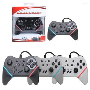 Game Controllers Est USB Wired Controller Gamepad For Switch NS Support And PC Games Gaming Play With TURBO Button