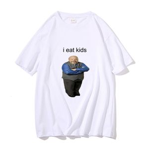 Camisetas masculinas Bertram Eats Kids Funny Brand Homens Mulheres T-shirt I Eat Tees Man Pure Cotton Tops de manga curta Camiseta solta casual 230111