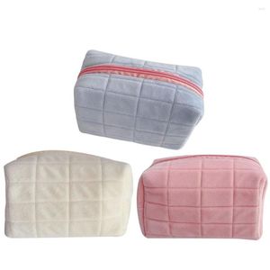 Cosmetic Bags Make Up Bag Creative Plush Pencil Pouch Large Portable Pen Multifunction Travel Storage For Students