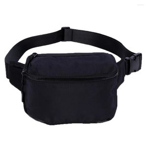 Waist Bags Waterproof Crossbody Chest Casual Unisex Sport Purse Pocket Fashion Multi-function Outdoor Solid Color Portable For Travel