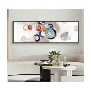 Paintings Abstract Minimalist Geometric Painting 100 Hand Painted Oil On Canvas Landscape Wall Art For Home Decoration Drop Delivery Dhmji