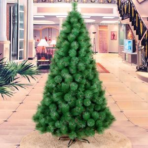 Juldekorationer Green Artificial Santa Tree Encrypted Pine Needle Party Decoration Accessories For Home