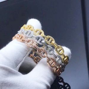 Catena Bracciale in oro Moda Lusso Designer Argento Donna Signora Uomo Cacciavite Gioielli con diamanti Braccialetti da donna Bracciale rigido