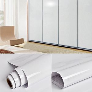 Papéis de parede Filme auto-adesivo impermeável papel de parede tinta Banheiro armário de cozinha papel de contato com papel de parede PVC Wall Sticker