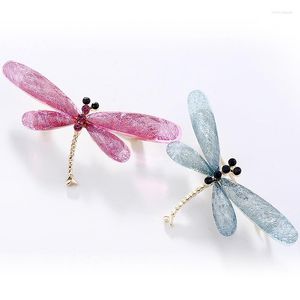 Brooches Fashion Insect Dragonfly Ladies Brooch Pin Girls Multicolor Rhinestone Couple Suit Coat Dress Casual Jewelry Gift