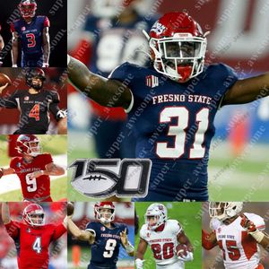 Maglie da calcio NCAA Fresno State Football Jersey Evan Williams Evan Bennett Kenny Gagnon Levelle Bailey Leonard Payne Jr Ryan Boehm Kevin Atkins Kwami