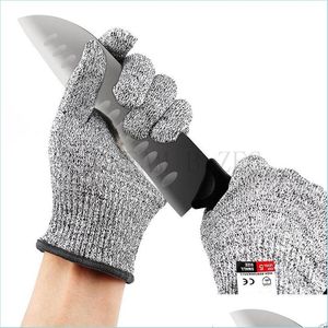 Other Kitchen Tools Safety Anti Cut Resistant Gloves Proof Stab Metal Mesh Butcher Level 5 Protection Glove Drop Delivery Home Garde Dhbtr