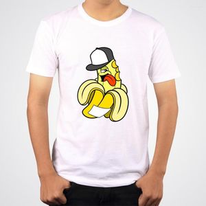 Men's T Shirts Banana Cartoon Shirt For Men Short Sleeve O-Neck Summer Graphic Tops Tees Camiseta Hombre Accept Customized Clothing