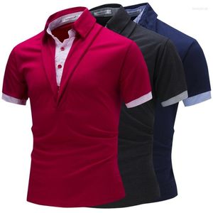 Polo da uomo ZOGAA Summer 2023 Cotton Short Sleeve Men Polo Shirts Business Tinta unita Camicia casual traspirante Slim Fit Tops