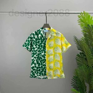 Men's Casual Shirts Designer spring summer new high grade cotton printing short sleeve round neck panel T-Shirt Size m-l-xl-xxl-xxxl Color black white ICYD