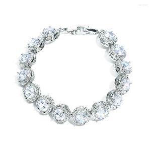 Länkarmband Bettyue Charming Zirconia Armband Noble Wedding Party Dressing For Womengirls Elegant Gift Classical Jewelry