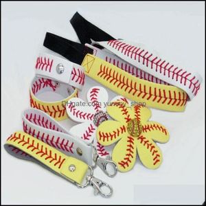 Вечеринка предпочтение софтболу/бейсболу 4 наборы кожаные подарки One Setis1pc для ключи