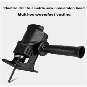 Hand Tools Electric Saws Hand-Held Reciprocating Saw Adapter Accessory Conversion Head Electric Saws Drill To Jig Saws Specialized Wood Cutting Tool