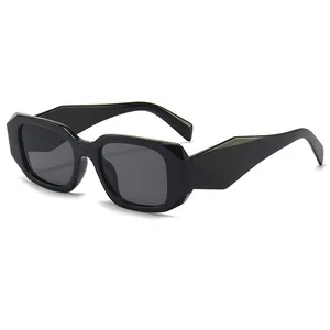 2023 Модные дизайнерские солнцезащитные очки Классические очки Goggle 222 Открытый пляж Солнцезащитные очки для мужчин и женщин 7 цветов Дополнительная треугольная подпись
