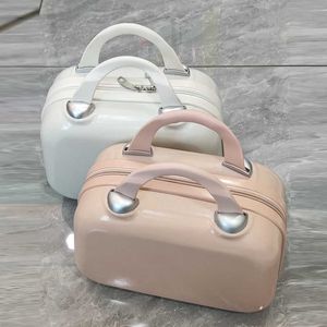 Torby kosmetyczne skrzynie torebki makijaż 14-calowy przenośny mały garnitur damski garnitur podróżny mini magazyn 230112