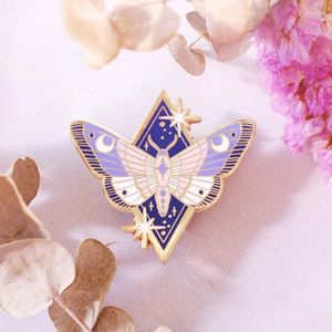 Broches Criatividade Cute Rosa Pink Purple Messenger Butterfly Butterfly Badge Broche Backpack Lappel Pin Party Jewelry Fan Gift
