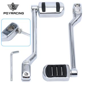 1 Pair Heel Toe Shift Pegs Front & Rear Levers With Shifter Pegs For Harley Davidson 86-17 FL Softail, 88-22 Touring PQY-PSD11