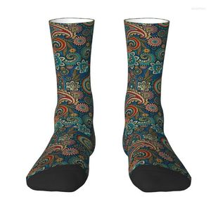 Heren sokken Boheemse stijl bandanna paisley patroon mannen vrouwen crew unisex coole lente zomer herfst winterjurk