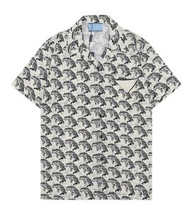 Erkek Gömlekleri Tees Polos Yuvarlak yaka işlemeli ve baskılı polar tarzı sokak saf pamuklu yazlık giyim Üçgen işareti Boyut M-3XL