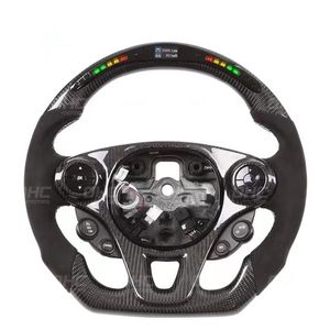 LED Performance Steering Wheel Lock for Smart 453 Real Carbon Fiber