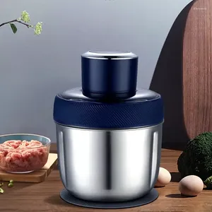 Juicers 2023 no processador de alimentos moedor de carne com descascador de alho picador de frutas vegetais tigelas de aço inoxidável eletrodomésticos sônicos