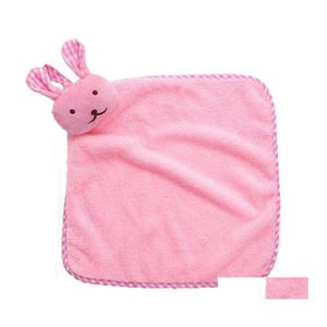 Towel Absorbent Kids Hand Coral Veet Hanging Towels Quickdrying Soft Cloth Bathroom Supplies Washcloth Kitchen Accessories 30X30Cm D Otaos